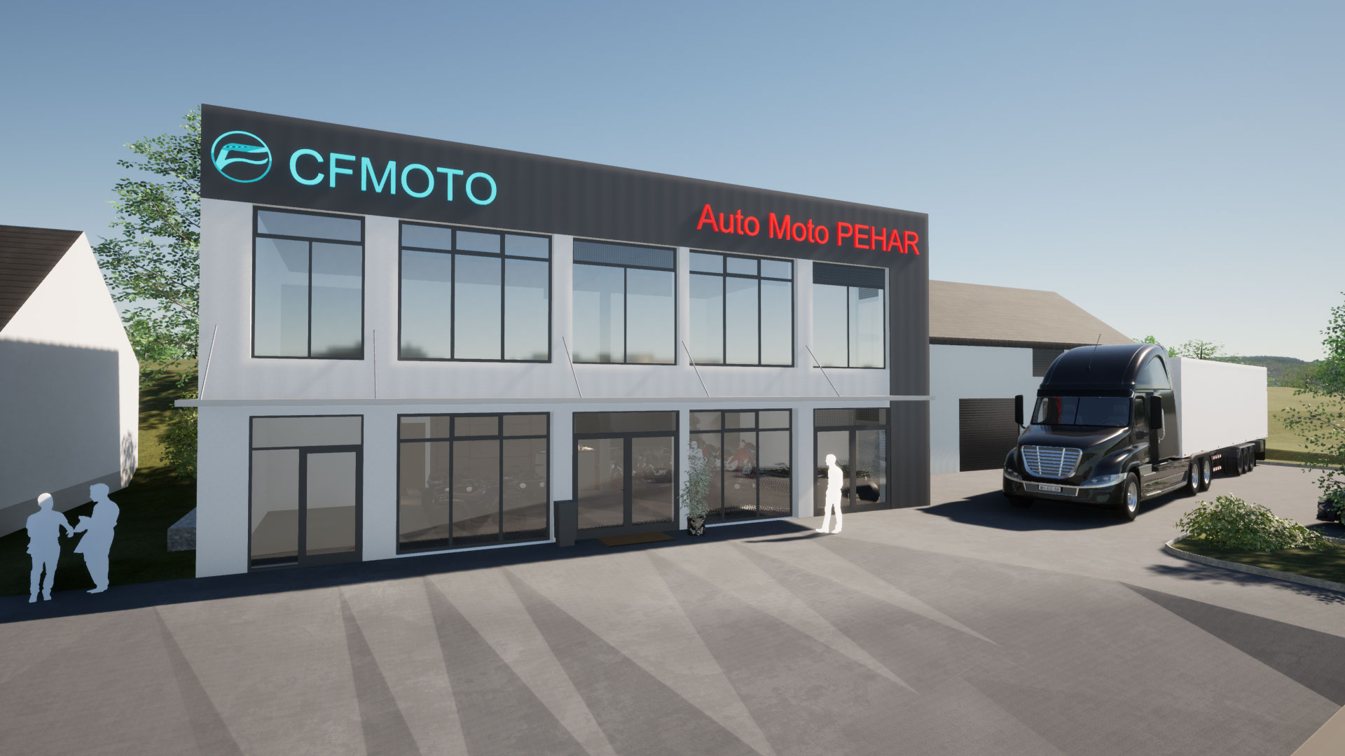 poslovna zgrada Lasan, Vodice, construction